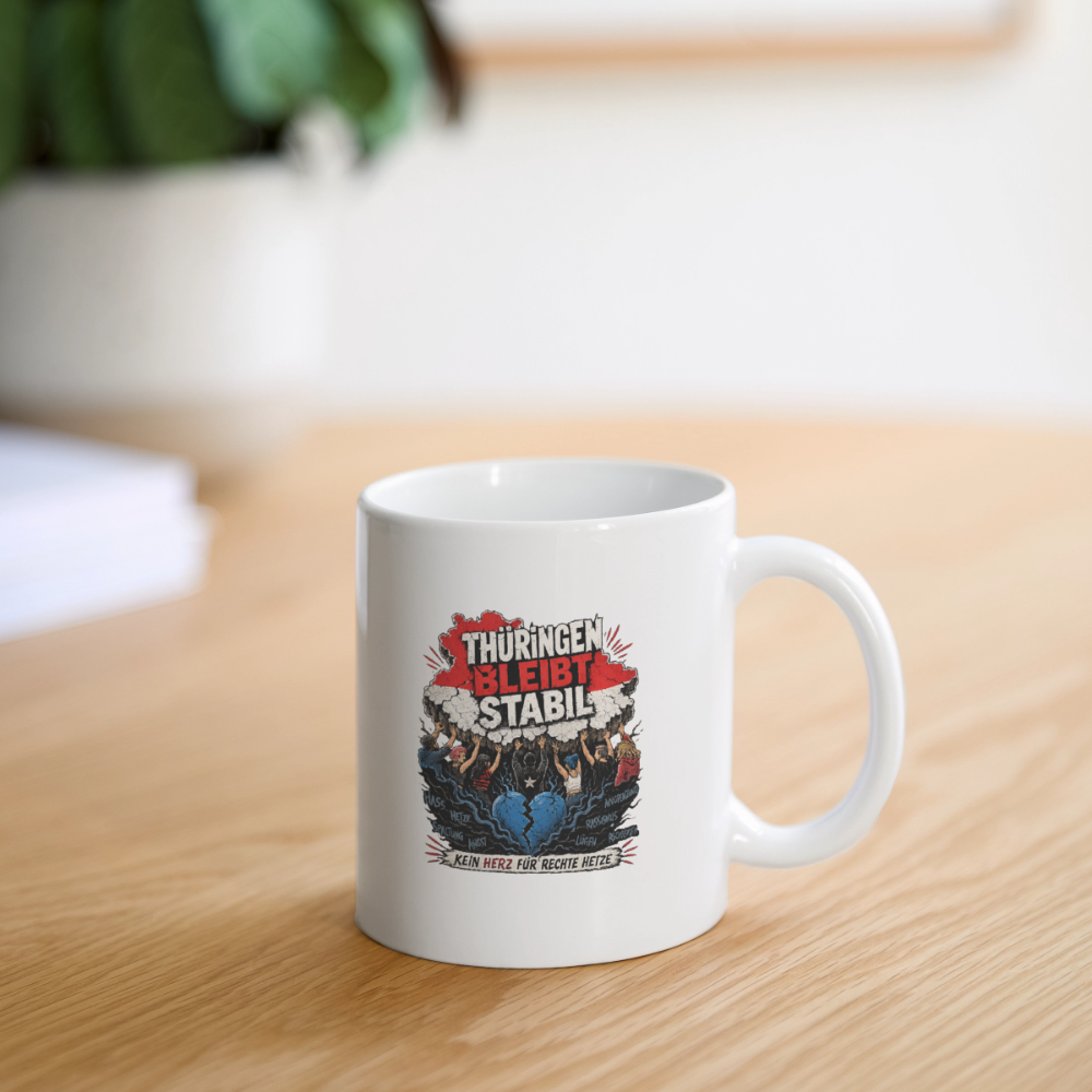 Thüringen bleibt stabil - Tasse - Weiß