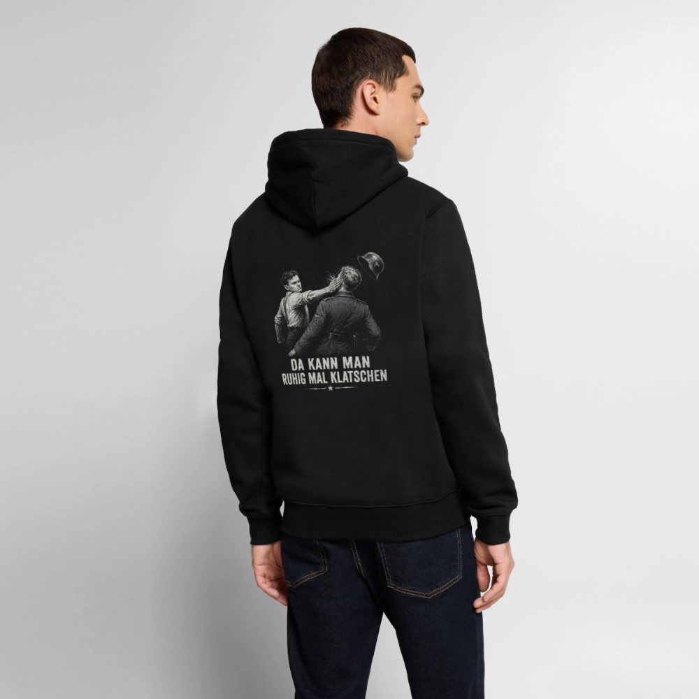 Da kann man ruhig mal klatschen - Männer Premium Hoodie - Schwarz