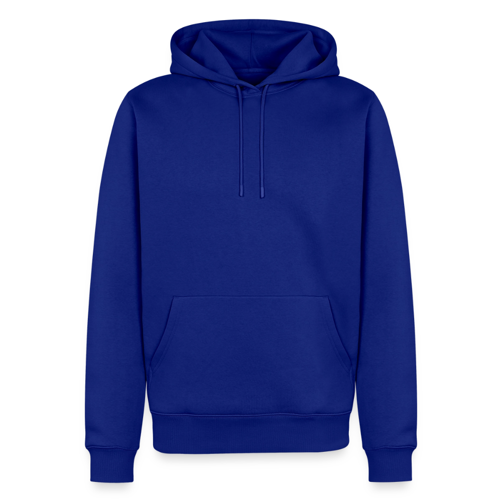 Männer Premium Regenbogen Einhorn Comic Hoodie – Statement Streetwear Unicorn zerstampft Helm – Bunter Oversize Hoodie - Royalblau