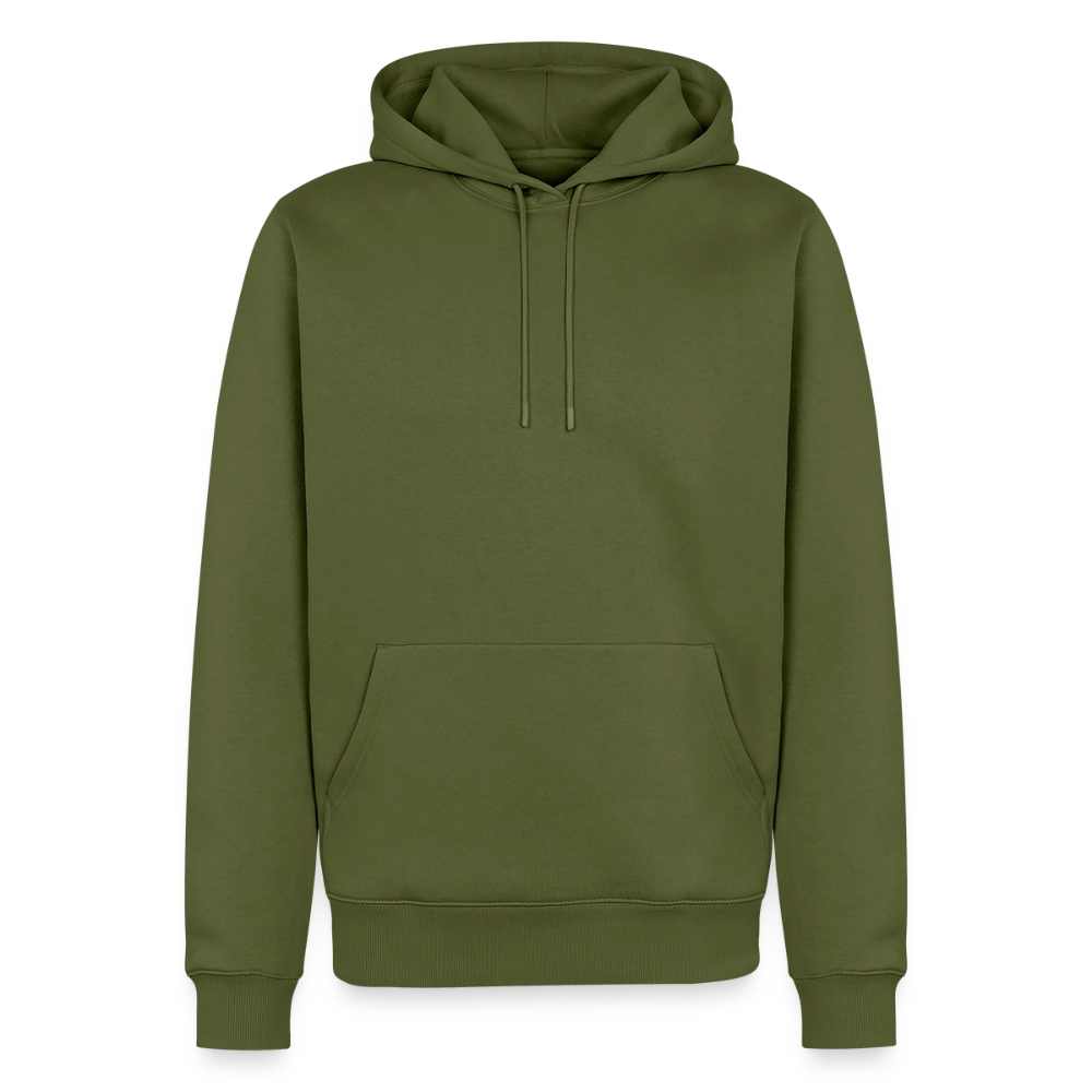 Männer Premium Regenbogen Einhorn Comic Hoodie – Statement Streetwear Unicorn zerstampft Helm – Bunter Oversize Hoodie - Khaki
