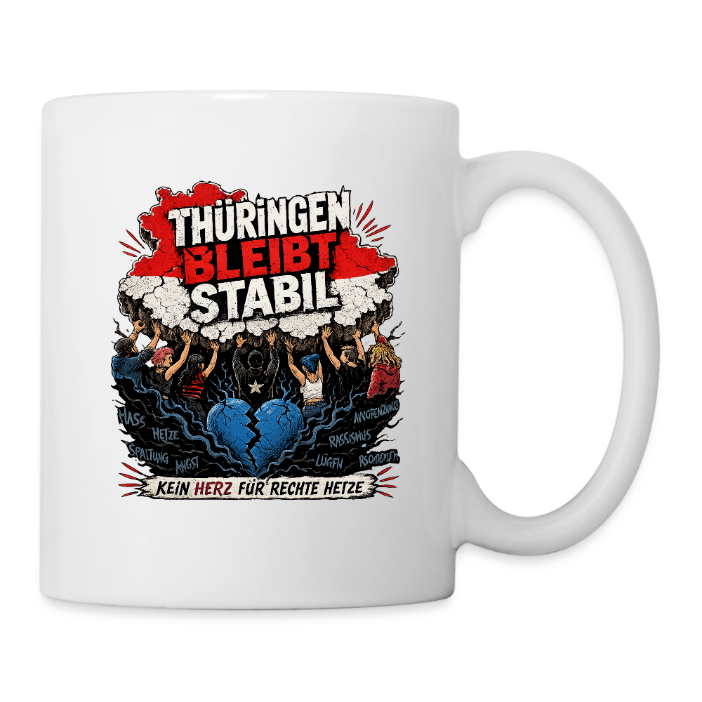 Thüringen bleibt stabil - Tasse - Weiß