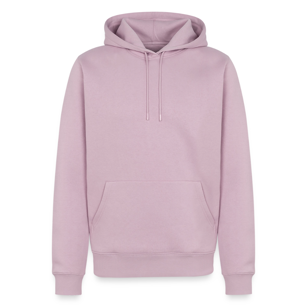 Männer Premium Regenbogen Einhorn Comic Hoodie – Statement Streetwear Unicorn zerstampft Helm – Bunter Oversize Hoodie - Altrosa